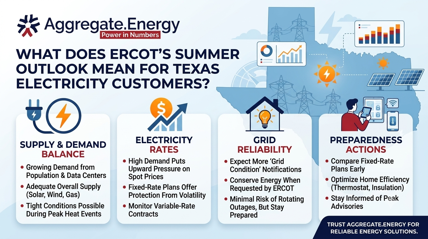 What Does ERCOT's Summer Outlook Mean for Texas Electricity Customers?